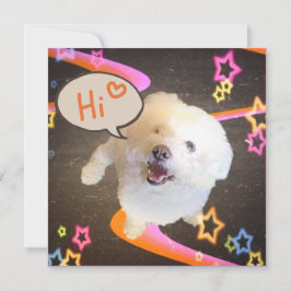 Just Saying "Hi" Invitation Inbjudningar