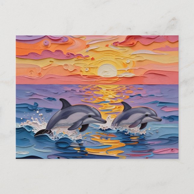 Just Saying Hi | Keeping i Touch Tropical Vacation Vykort (Framsida)