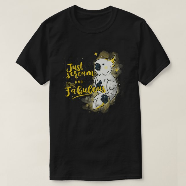 Just Scream T Shirt (Design framsida)