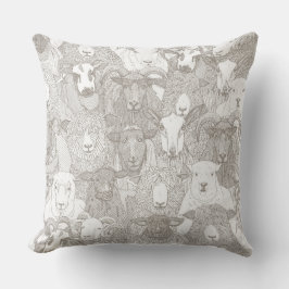 just sheep natural white kudde