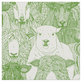 just sheep parsley green white tyg