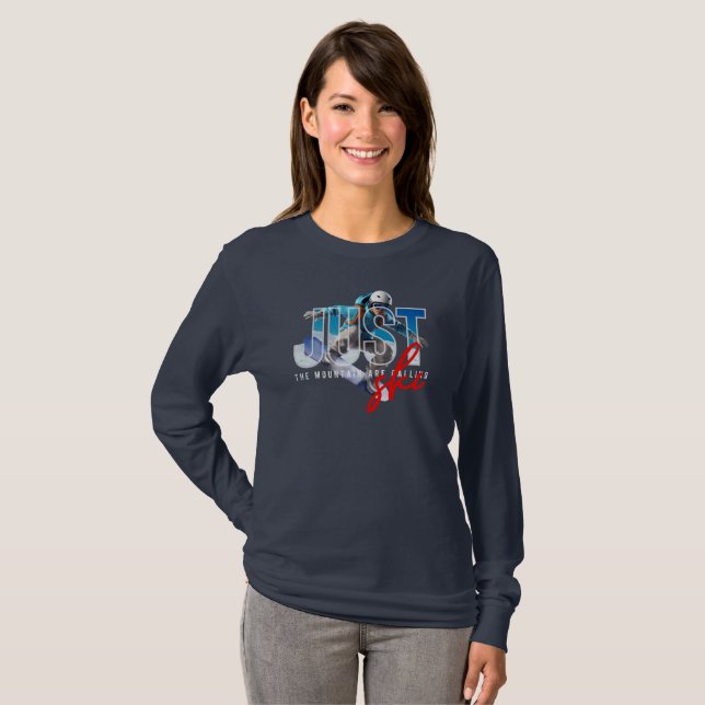 Just Ski | Dam Långärmad T Shirt (Hel framsida)