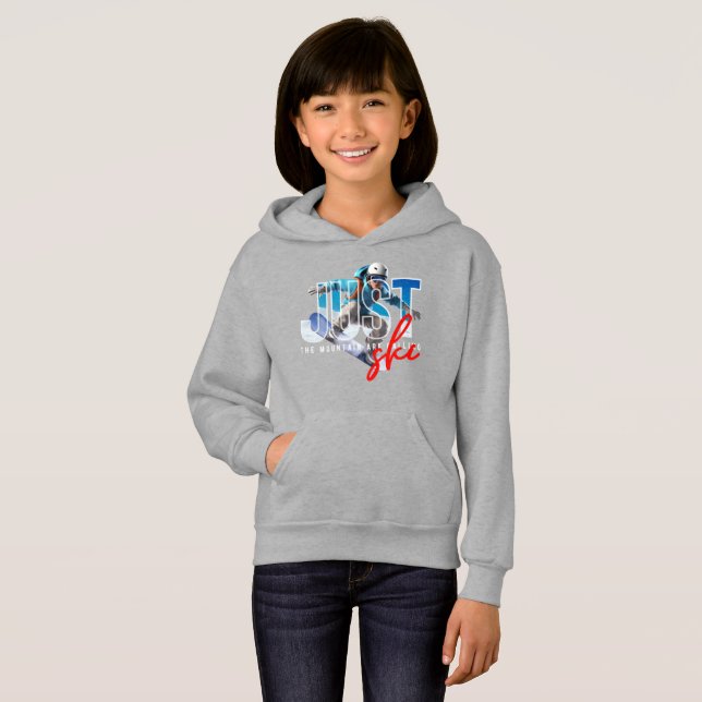 Just Ski | Kids T Shirt (Hel framsida)