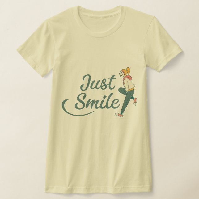 Just Smile T Shirt (Laydown)