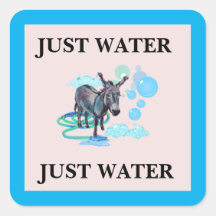 JUST VATTEN ETIKETT