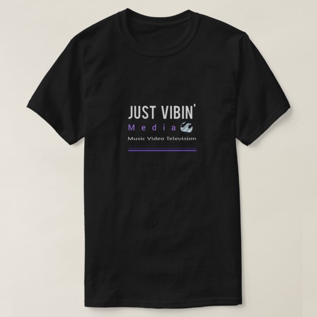 Just Vibin' Media Men's Short Sleeve T-Shirt  (Design framsida)