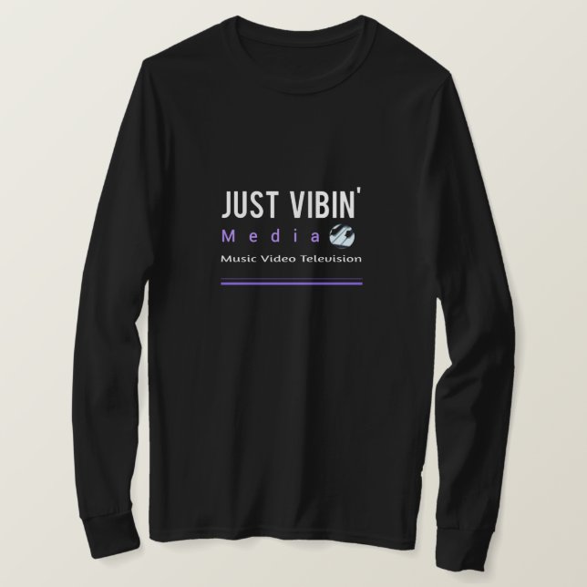 Just Vibin' Media T-Shirt (Design framsida)