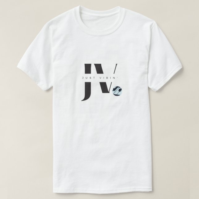 Just Vibin'T-Shirt (Contemporary) T Shirt (Design framsida)