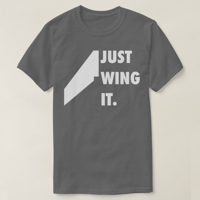 JUST VINGE IT White T Shirt (Design framsida)