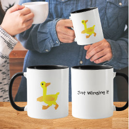 Just winging it Duck Humor Mugg