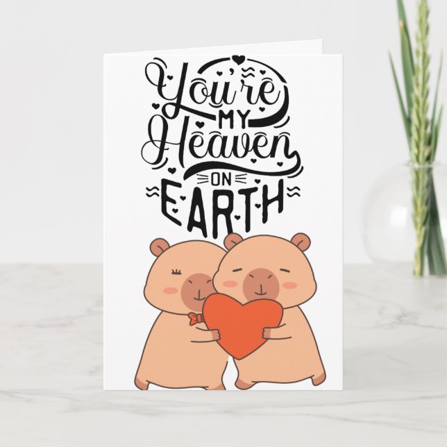 Just you and me together, Valentine's Card Kort (Framsida)