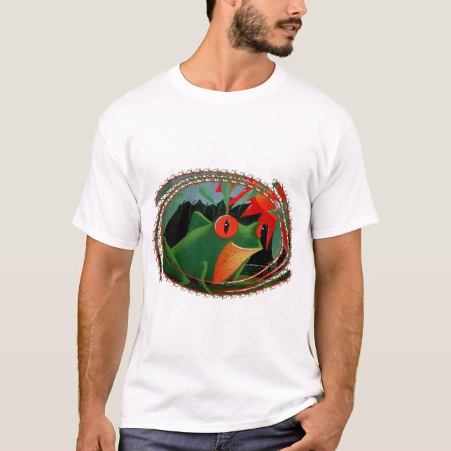justagroda vid artloverhuck t shirt (Framsida)
