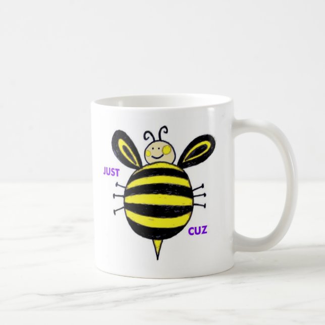 justbeecuz kaffemugg (Höger)