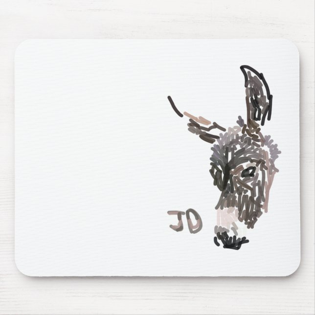 JustDonkeys Mousepad Musmatta (Framsidan)