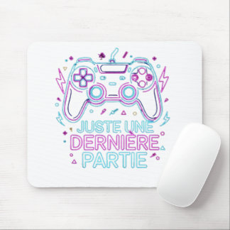 Juste Une Dernière Partie Gamer Mouse Pad - Retro Musmatta