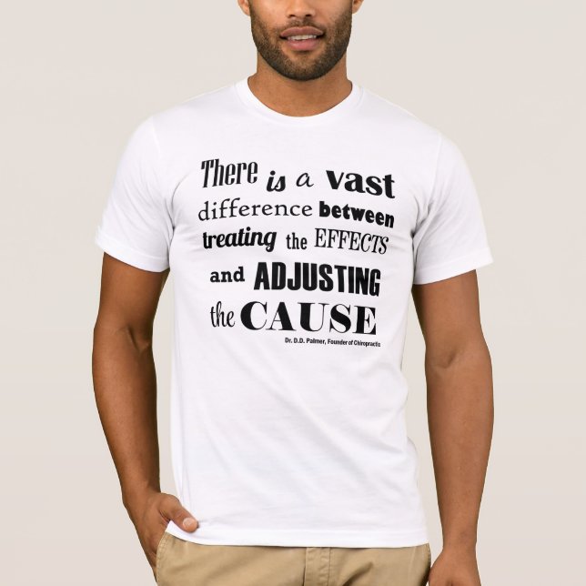 Justera den beställnings- ChiropracticT-tröja för T Shirt (Framsida)