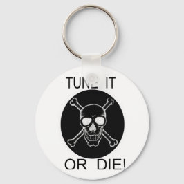 Justera den eller dölj cirkelskullen nyckelring