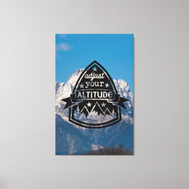 Justera höjden canvastryck