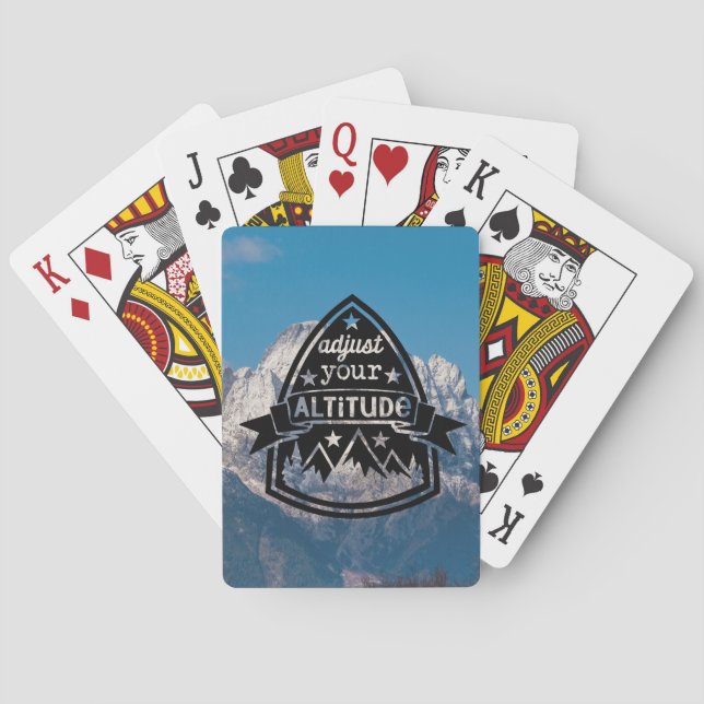 Justera höjden casinokort (Baksidan)