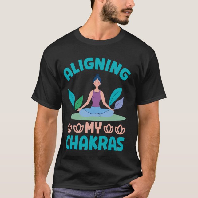 Justera min Chakras-meditation T Shirt (Framsida)