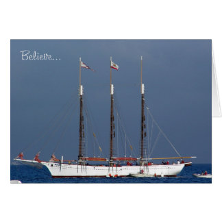 Justera vårt seglar kortet hälsningskort