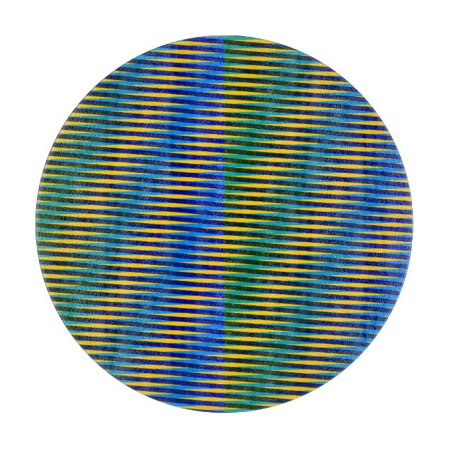 Justerad energi | Abstrakt Linjer dekorativt glas (Framsidan)