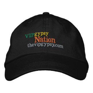 Justerbar VIPgypsyNation Broderad Keps