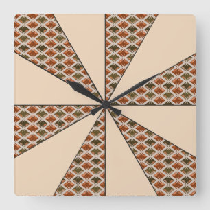 Justerbara diamanter för Färg-hjul Fyrkantig Klocka