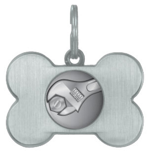 Justerbart rycka häftig vektornöt kasta i sig ID-bricka husdjur