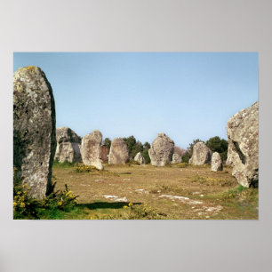 Justering av anseendestenar som är megalithic poster