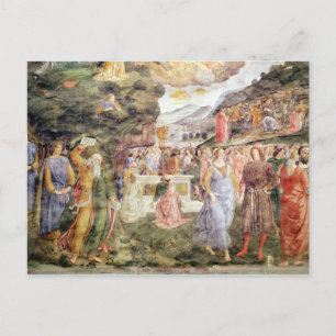 Justering av Golden Calf Vykort