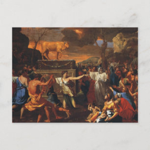 Justering av Golden Calf Vykort