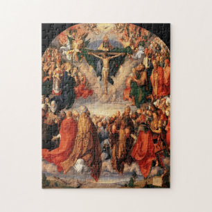Justering av Heliga Trinity Puzzle Pussel