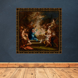 Justering av jul i Shepherds Sebastiano Conca Poster