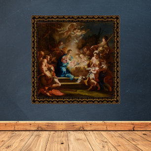 Justering av jul i Shepherds Sebastiano Conca Poster