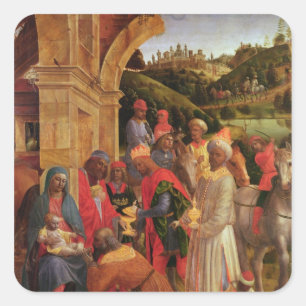 Justering av Kung Fyrkantigt Klistermärke