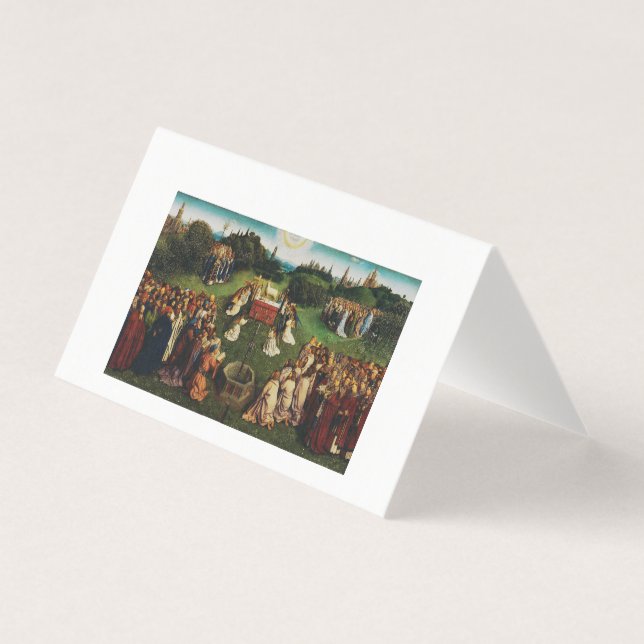 Justering av Lamb från Jan van Eyck Kort (Framsida)