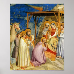 Justering av Magi 1305 Giotto Poster