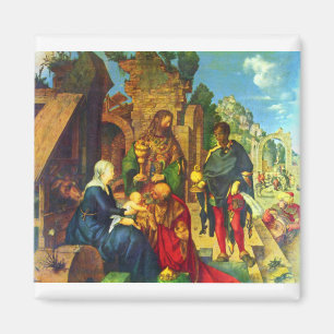 Justering av Magi - Albrecht Durer - c1504 Magnet