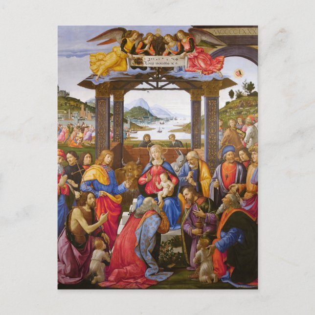 Justering av Magi Ospedale degli Innocenti Vykort (Framsida)