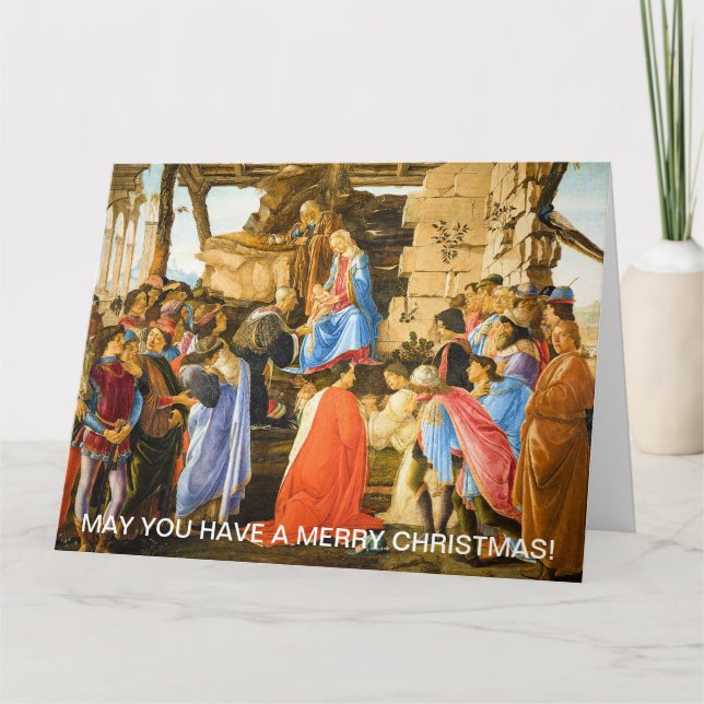 Justering av Magi Sandro Botticelli 1475-1476 Kort (Framsida)