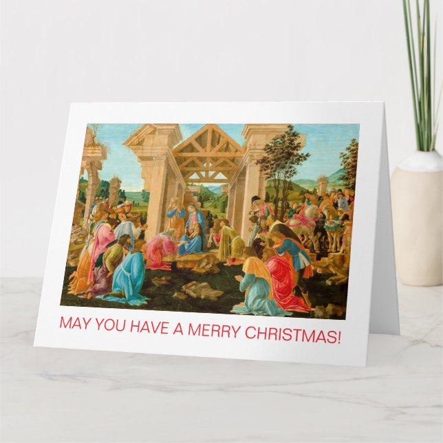 Justering av Magi Sandro Botticelli 1478-1482 Kort (Framsida)