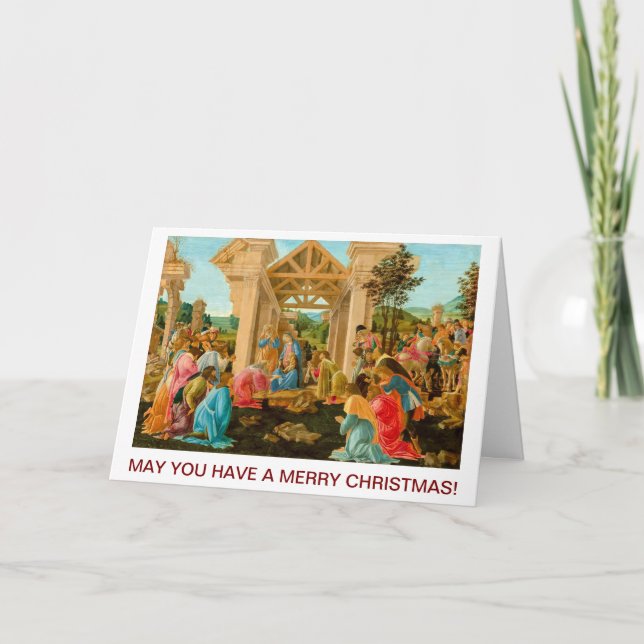 Justering av Magi Sandro Botticelli 1478-1482 Kort (Framsida)