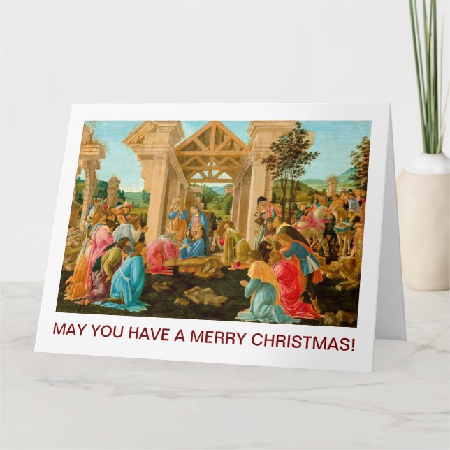Justering av Magi Sandro Botticelli 1478-1482 Kort (Framsida)