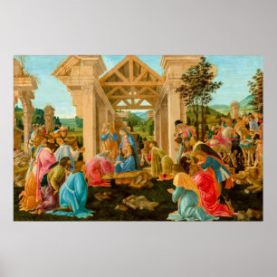 Justering av Magi Sandro Botticelli 1478-1482 Poster
