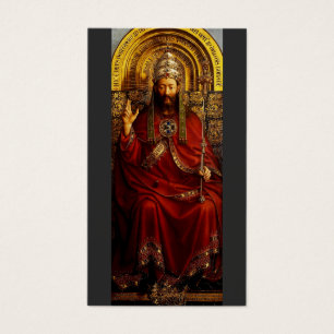 Justering av Mystic Lamb från Jan van Eyck Visitkort