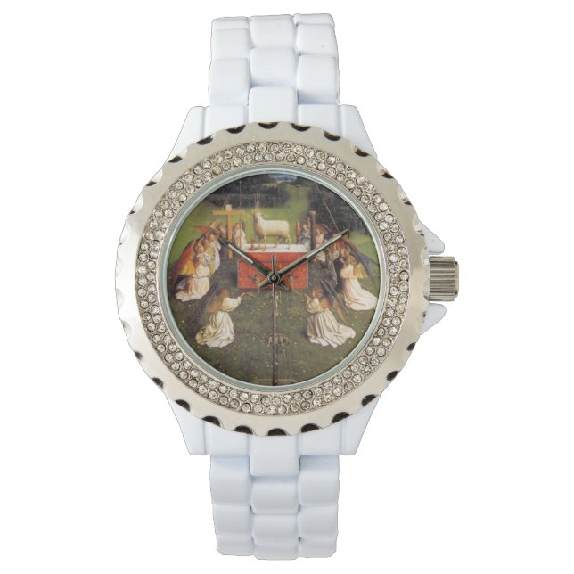 Justering av Mystic Lamb/Guds lamm Armbandsur (Framsida)