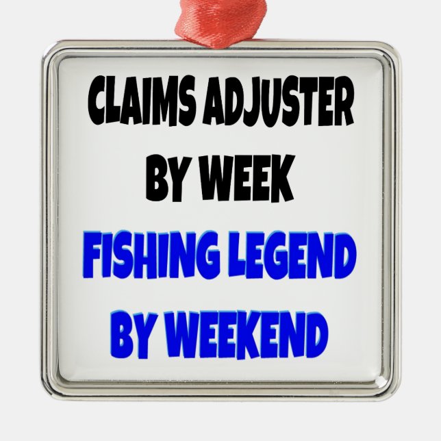 Justering av påståenden om fiskeförklaring julgransprydnad metall (Framsidan)