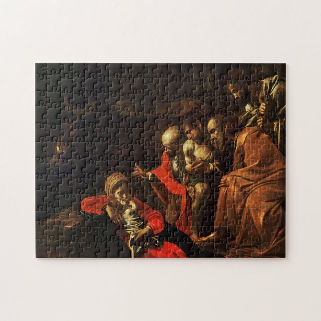 Justering av Shepherdsen (Caravaggio) Pussel (Horisontell)