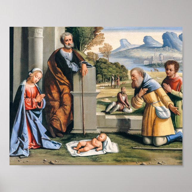 Justering av Shepherdsen-christmas-Helgdag Poster (Framsidan)